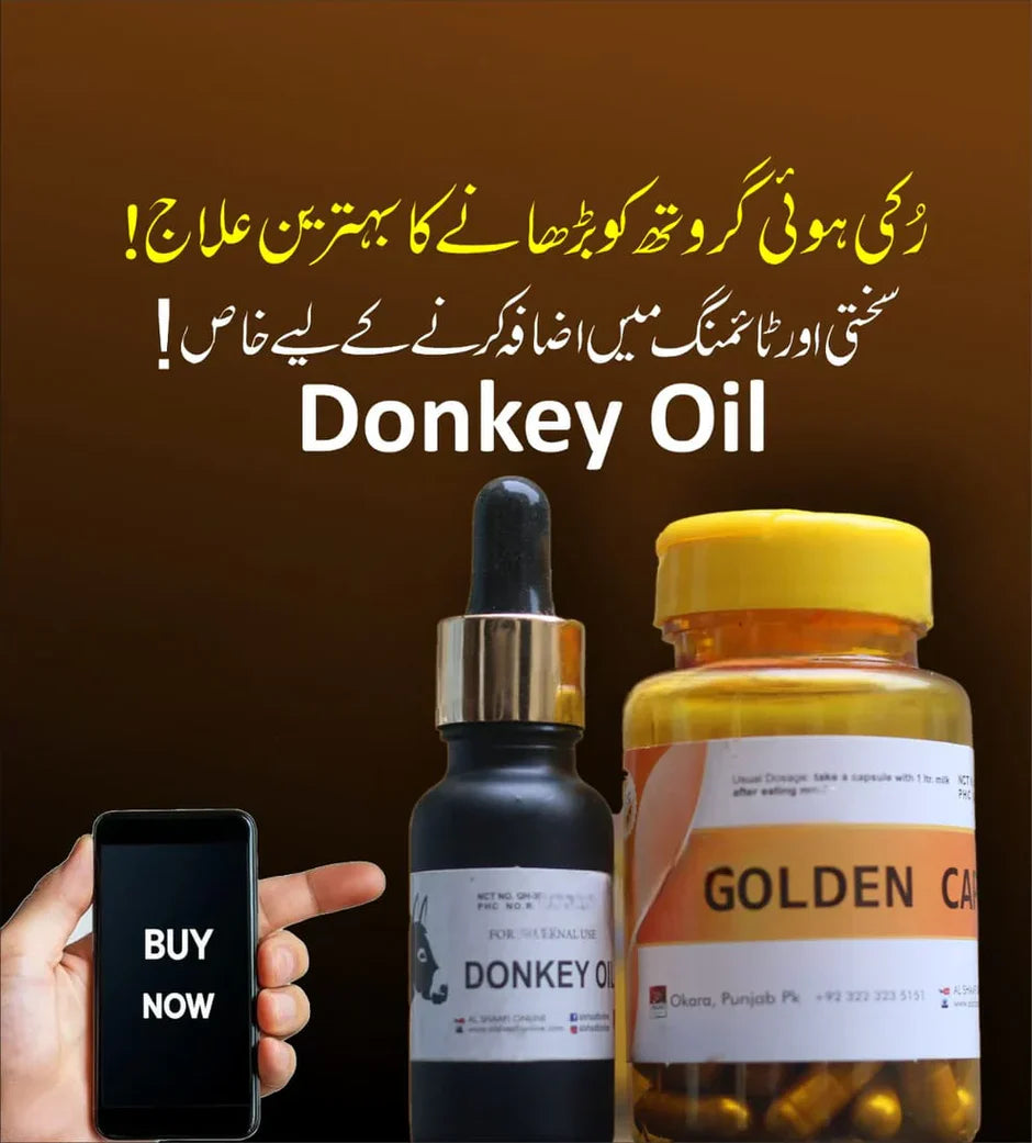 Donkey Oil +Golden Capsules